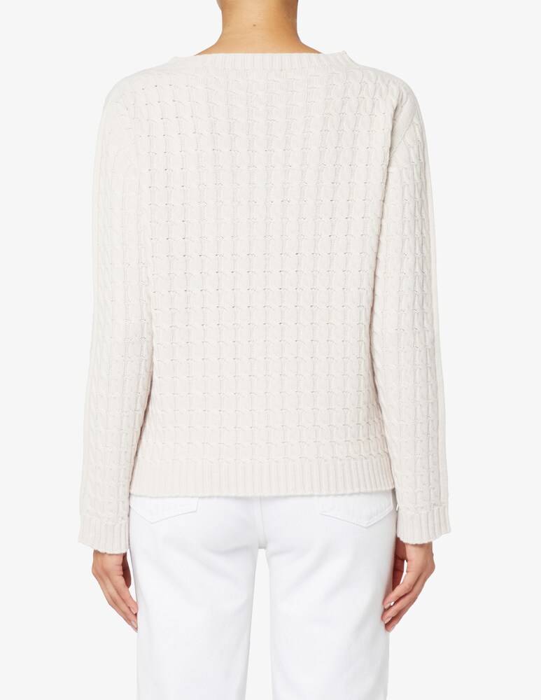 Elizabeth Ascot Maglione scollo a barca con treccia Outlet