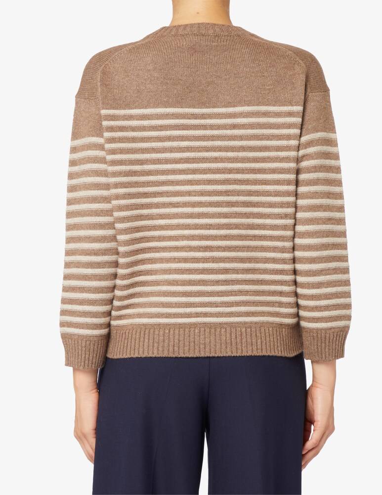 Rinascente Collection Maglione girocollo a riga boxy Italia