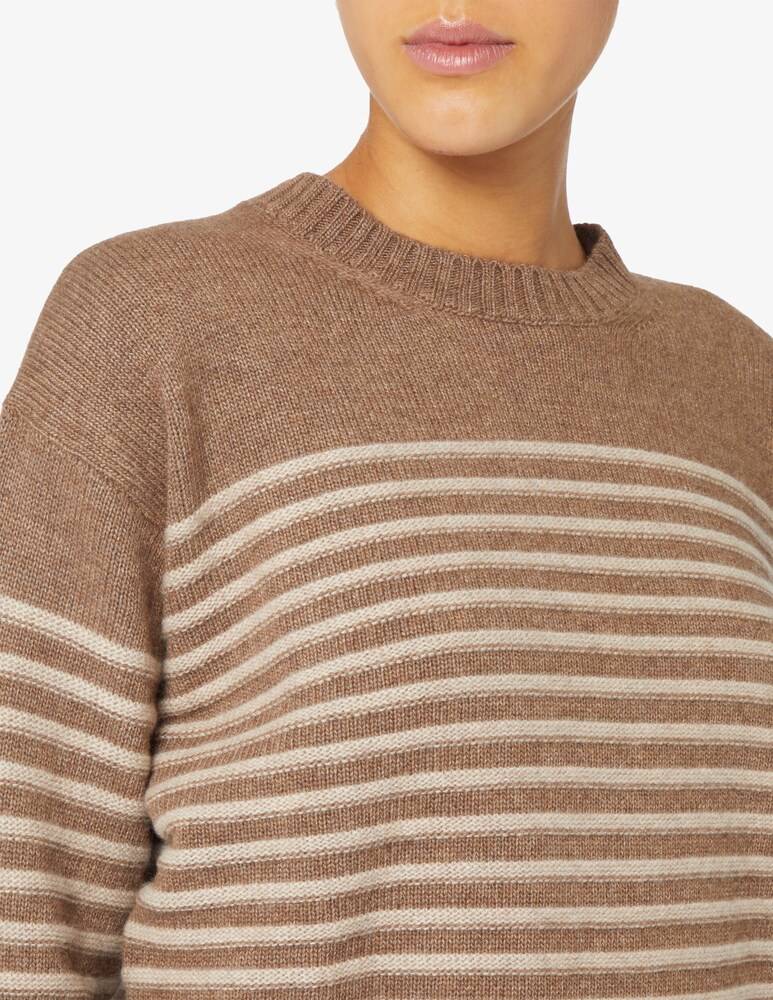 Rinascente Collection Maglione girocollo a riga boxy Italia