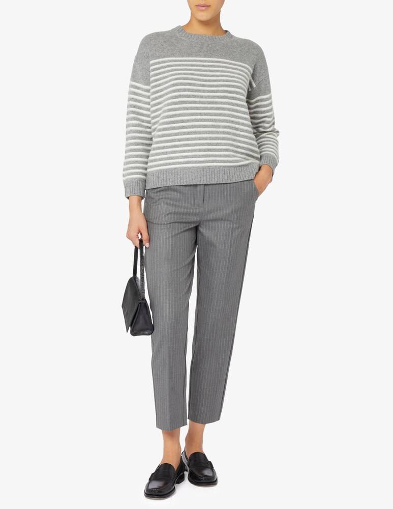 Rinascente Collection Maglione girocollo a riga boxy In Linea