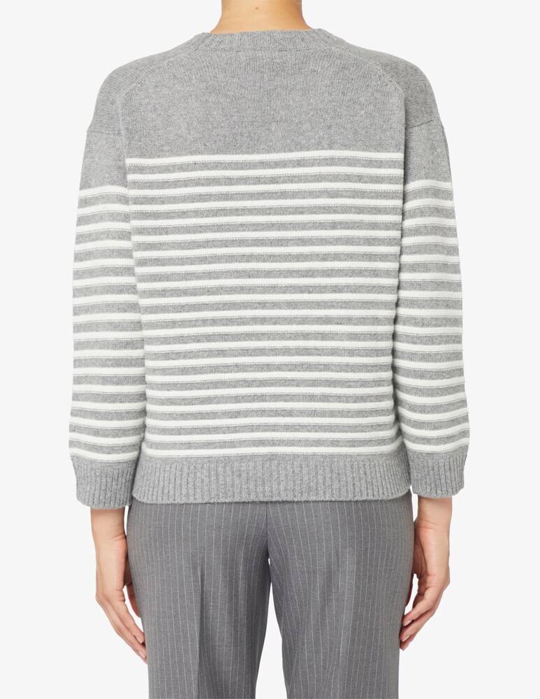 Rinascente Collection Maglione girocollo a riga boxy In Linea