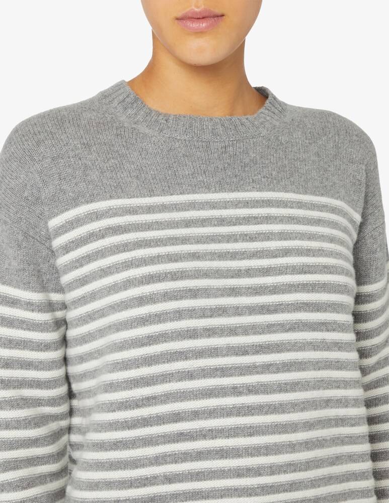 Rinascente Collection Maglione girocollo a riga boxy In Linea