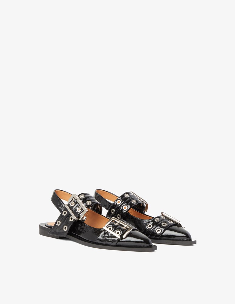 Ganni Ballerina Feminine Buckle Sottocosto