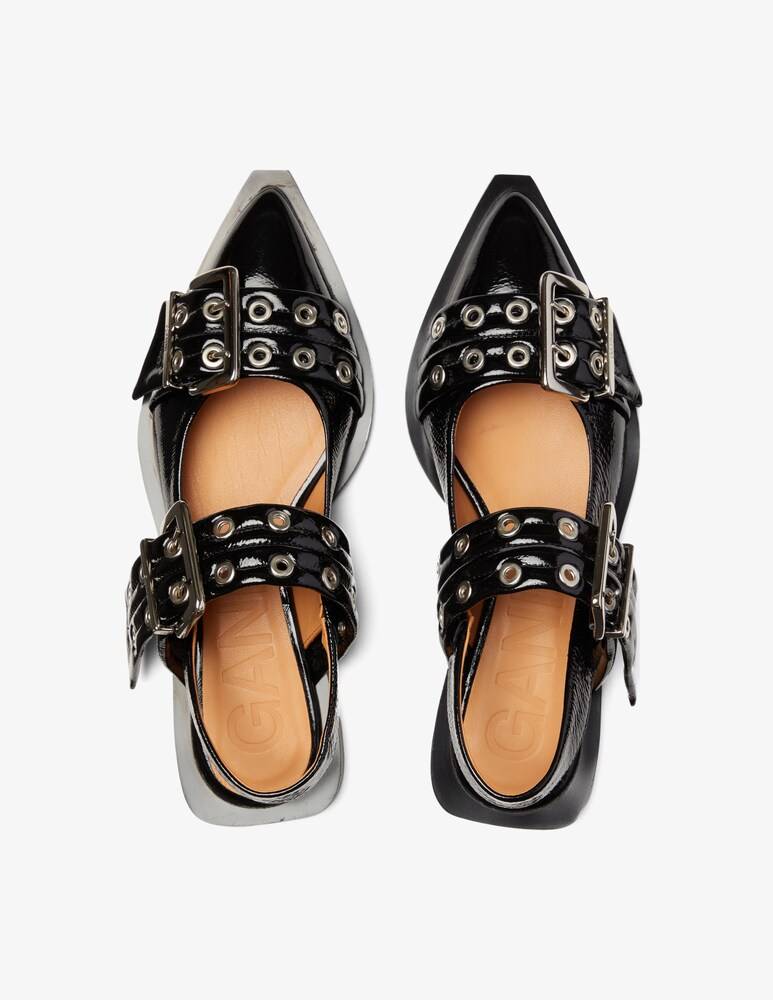 Ganni Ballerina Feminine Buckle Sottocosto