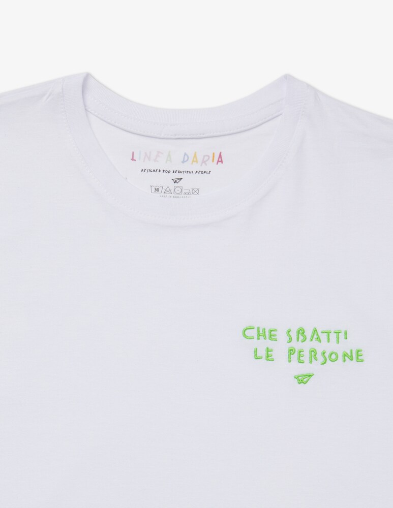 Linea Daria T-shirt Che sbatti le persone Offerte
