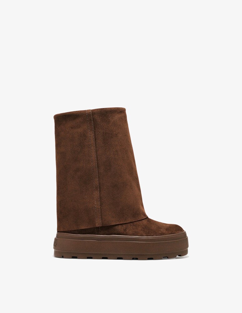 Casadei Stivali Renna in camoscio double face In Linea