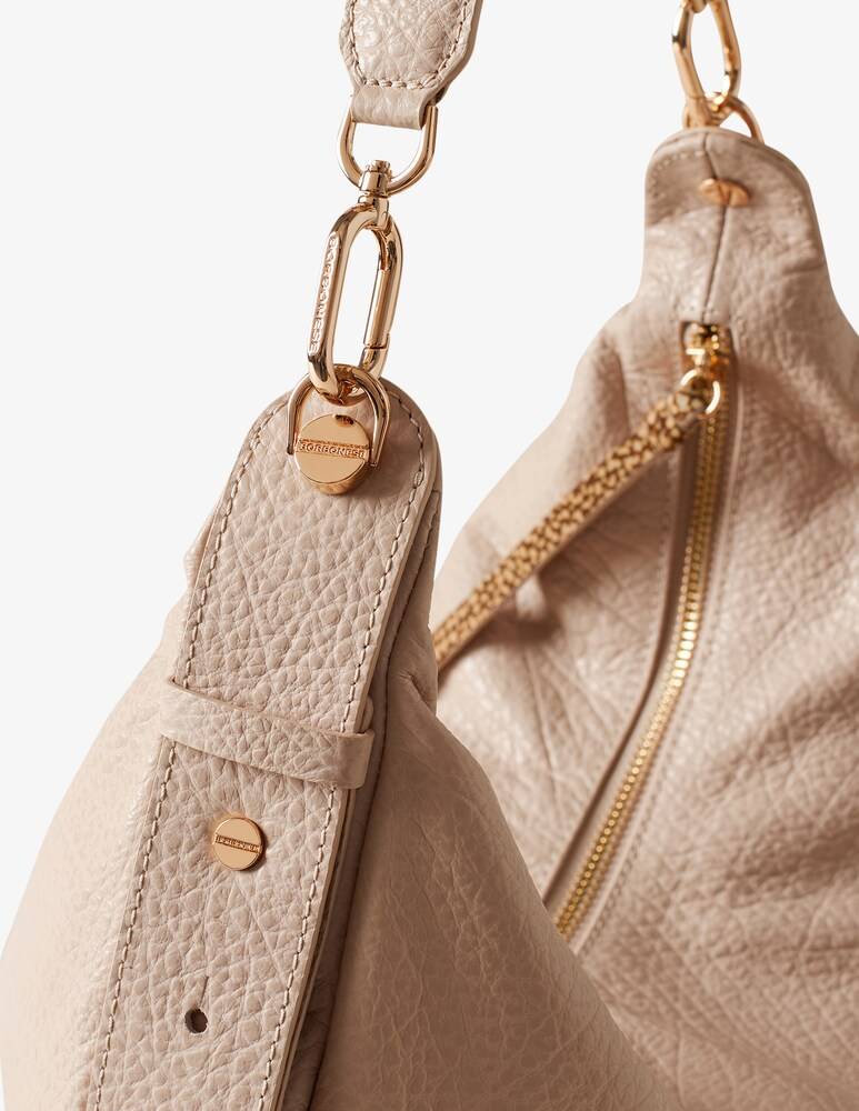 Borbonese Borsa hobo Oyster Italy