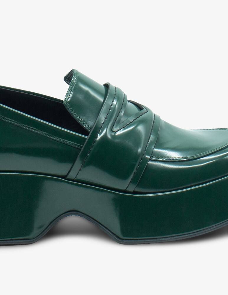 Vic Matié Mocassino in lattice in pelle Consegna Veloce