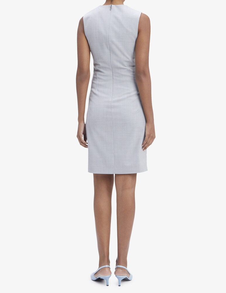 Calvin Klein Vestito tubino a manica corta fresco lana Sconto