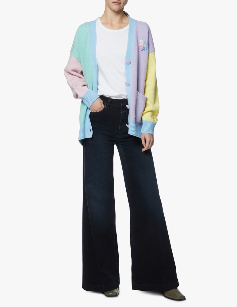 MC2 Saint Barth Cardigan in misto lana Chloe Vendita calda