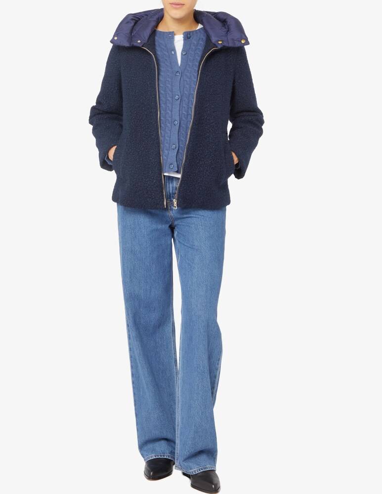 EMME Marella Whool ricciolino zip cappuccio Offerta settimanale