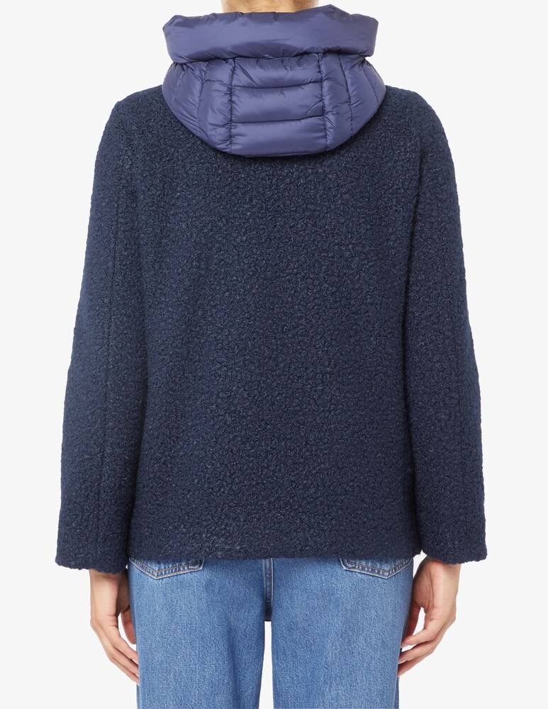 EMME Marella Whool ricciolino zip cappuccio Offerta settimanale