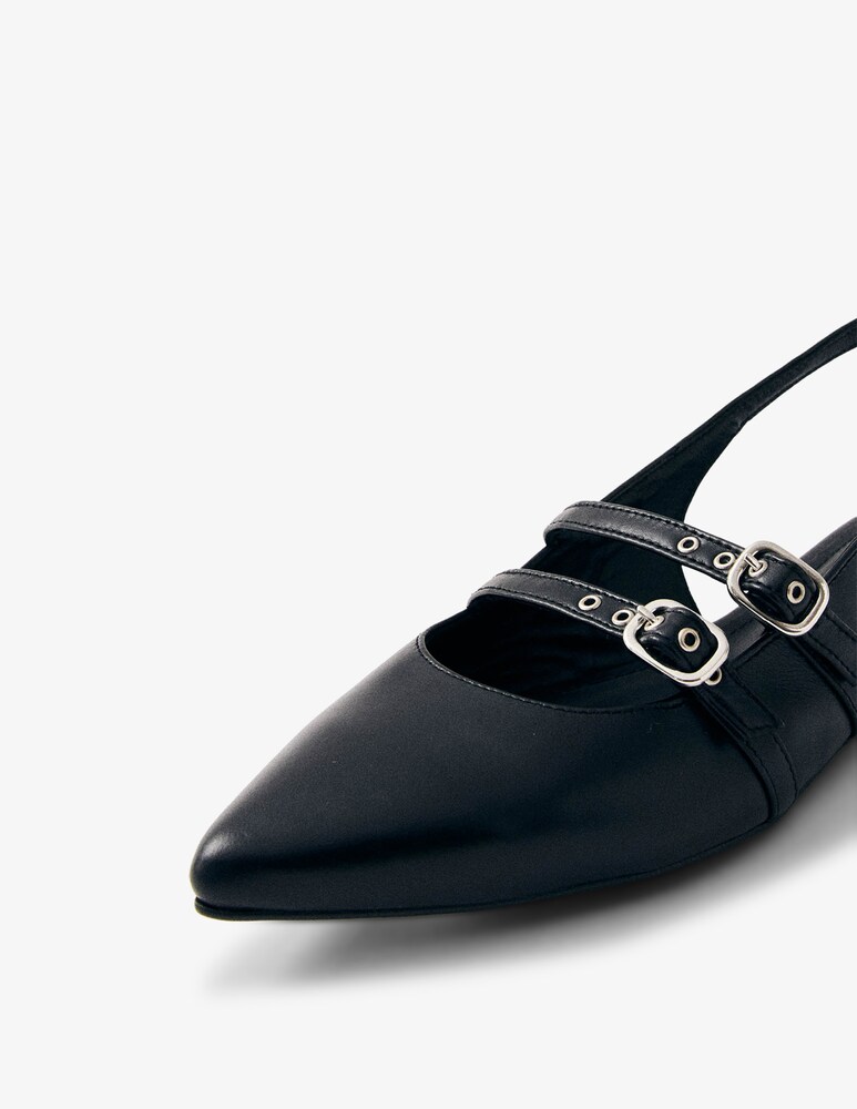 Alohas Slingback basso Wren buckles Esporta salva