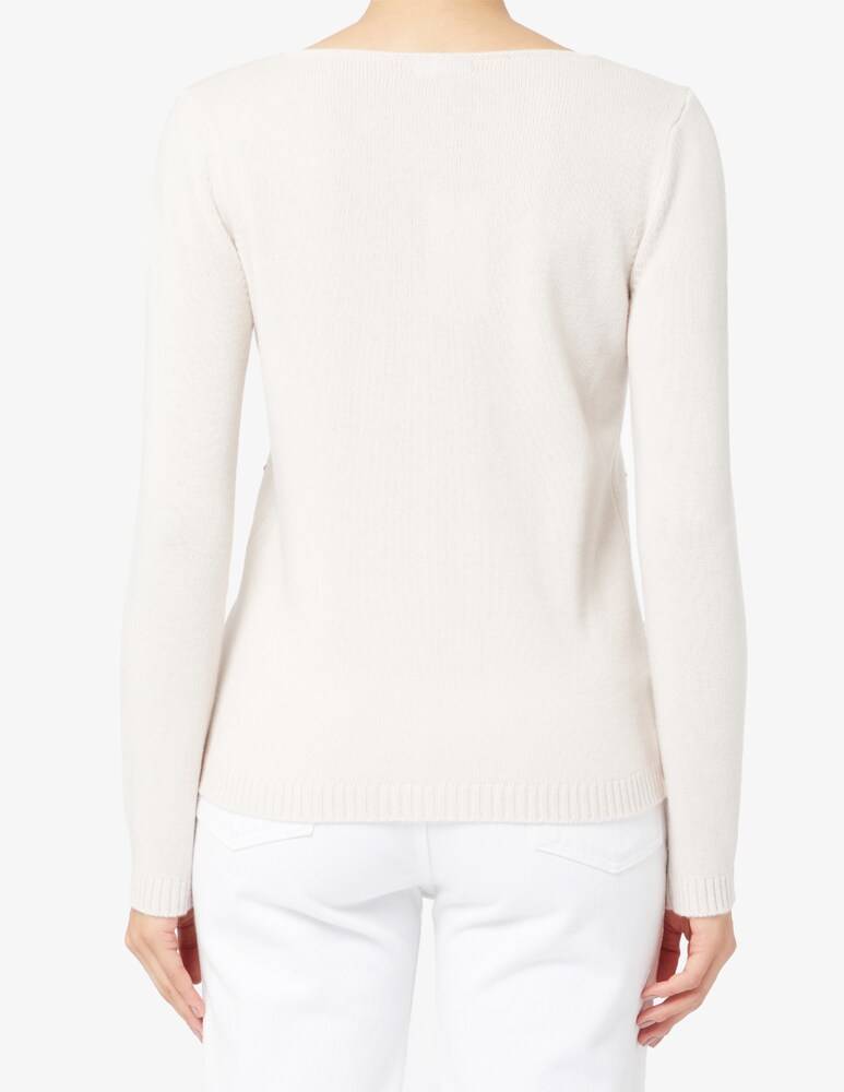 Elizabeth Ascot Maglione in misto lana Presa