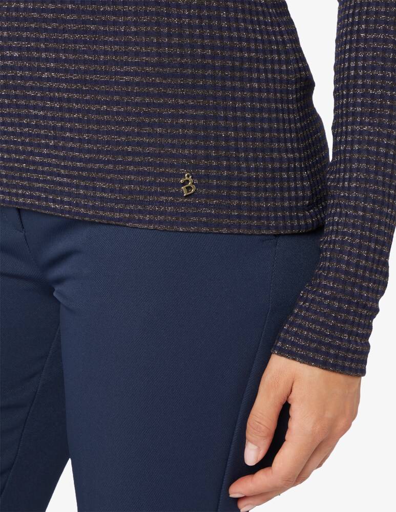 iBlues Piovra maglietta in lurex rigata Offerta Pasqua
