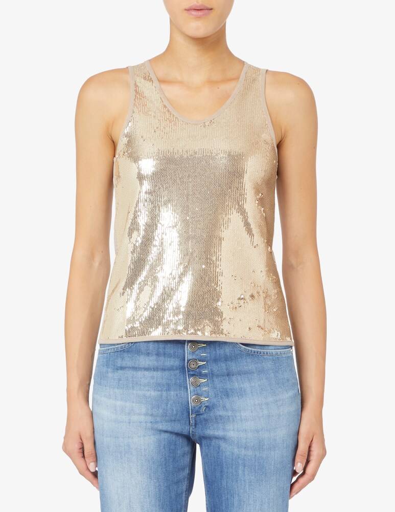EMME Marella Veneto top con paillettes Offerte stagionali