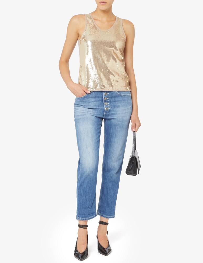 EMME Marella Veneto top con paillettes Offerte stagionali