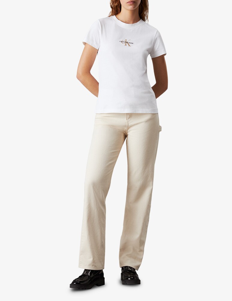 Calvin Klein Jeans T-shirt in cotone 50% di sconto con spedizione gratuita
