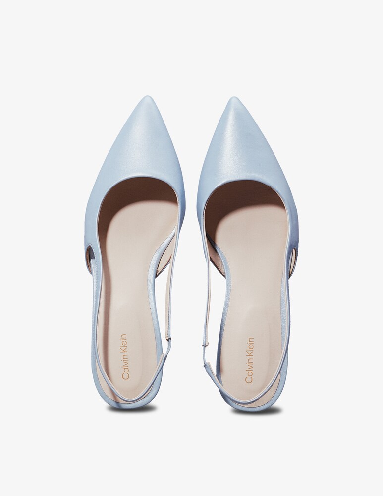 Calvin Klein Slingback in pelle Spedizione Gratuita