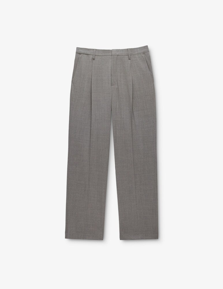 MSGM Pantalone Classic in lana Black Friday Prezzi
