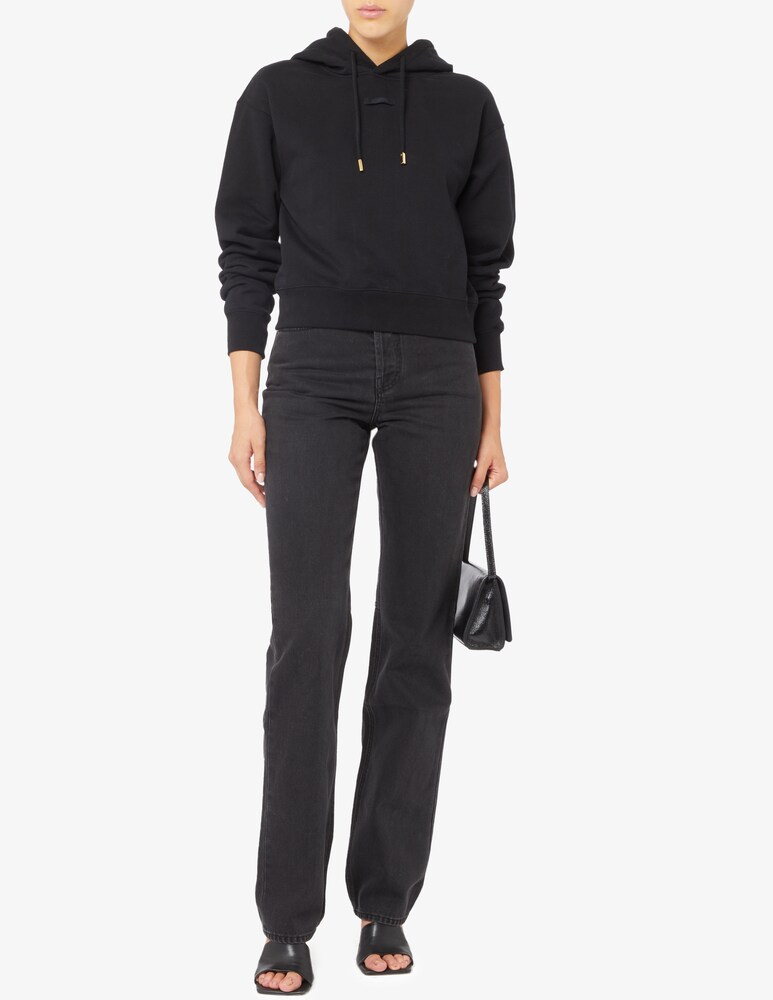 Jacquemus Felpa con cappuccio in cotone Consegna Veloce