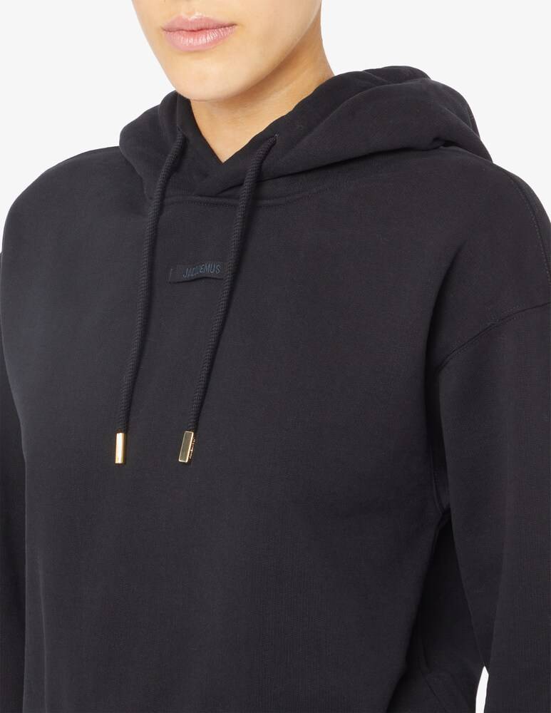 Jacquemus Felpa con cappuccio in cotone Consegna Veloce