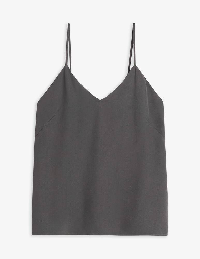 TOTEME Top Cami in raso con retro in crêpe Prezzo Ridotto