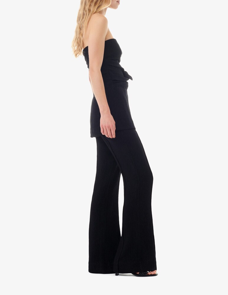Ganni Top senza spalline in crêpe di viscosa stretch Comprane uno, ottenene uno gratis