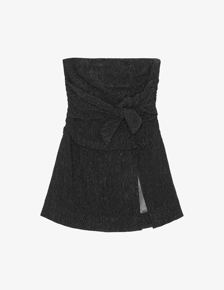 Ganni Top senza spalline in crêpe di viscosa stretch Comprane uno, ottenene uno gratis