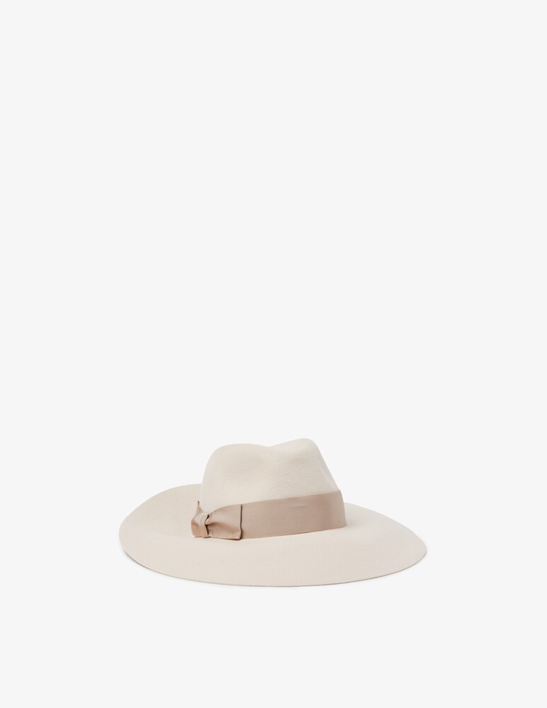 Borsalino Feltro rasato sfoderato cinta cannete 4 cm Super sconto