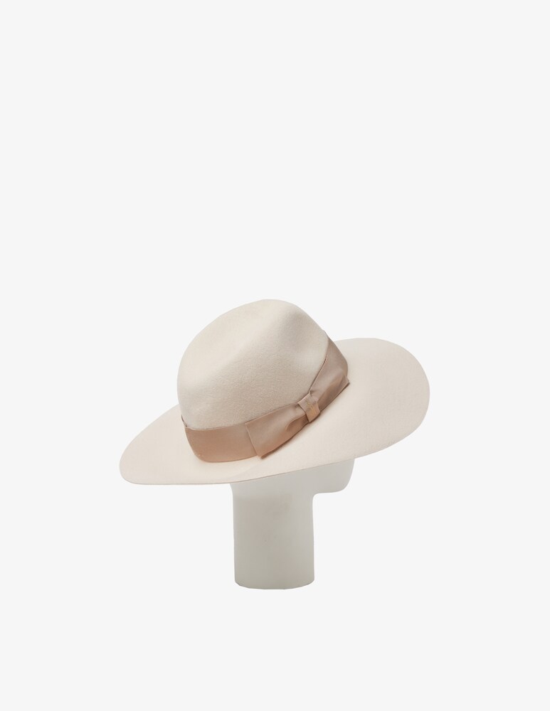 Borsalino Feltro rasato sfoderato cinta cannete 4 cm Super sconto
