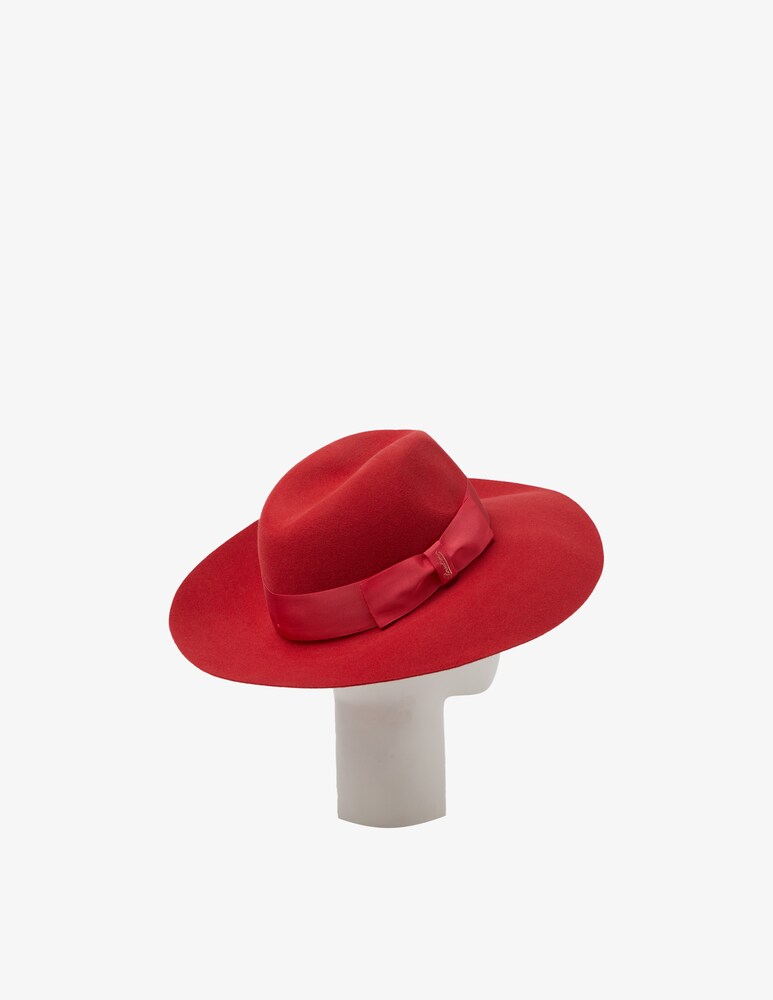 Borsalino Feltro rasato sfoderato cinta cannete 4 cm Enormi sconti