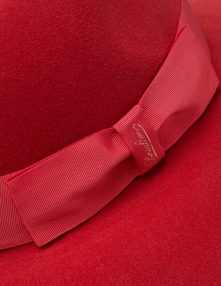Borsalino Feltro rasato sfoderato cinta cannete 4 cm Enormi sconti