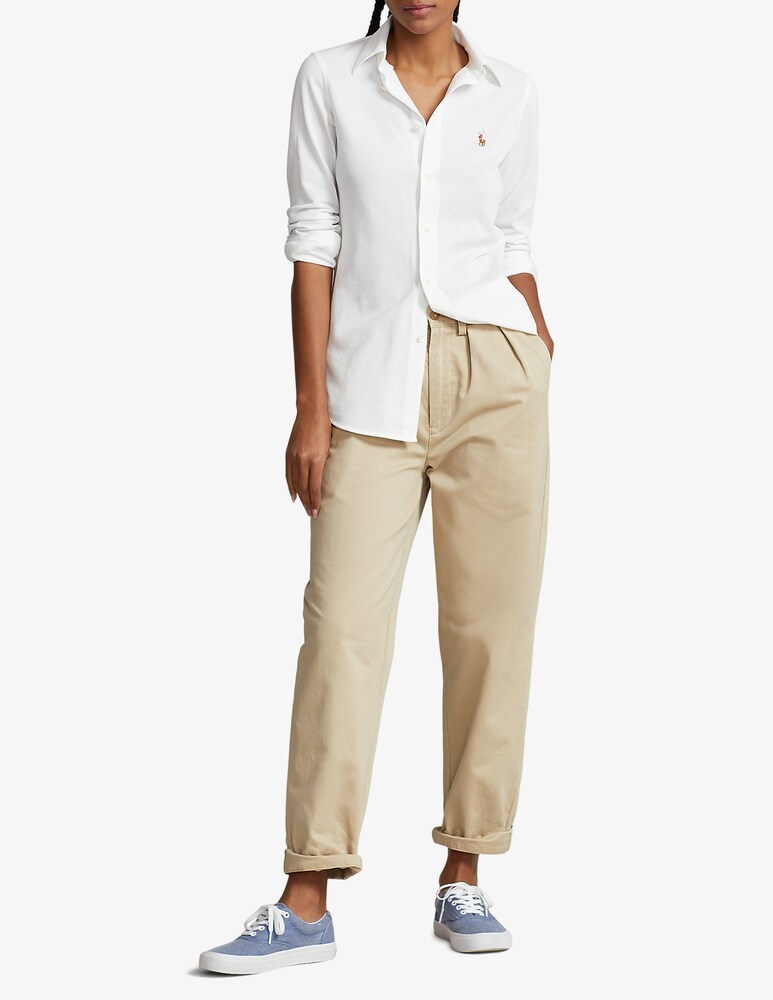 Polo Ralph Lauren Heidi Skinny camicia manica lunga Liquidazione