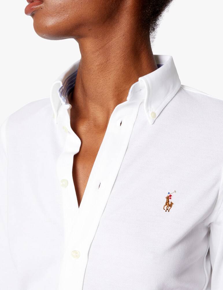 Polo Ralph Lauren Heidi Skinny camicia manica lunga Liquidazione