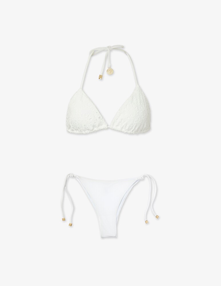 4giveness Bikini triangolo e slip Sangallo Duty-free
