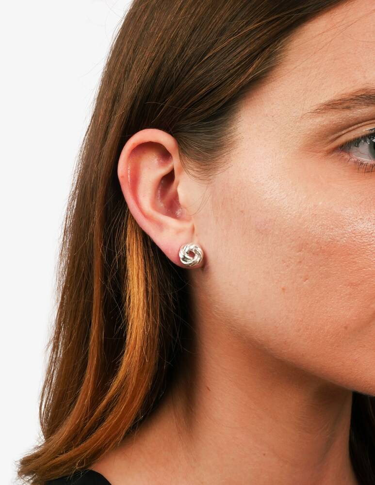 Lauren Ralph Lauren Orecchini argentati con nodo Qualità Garantita