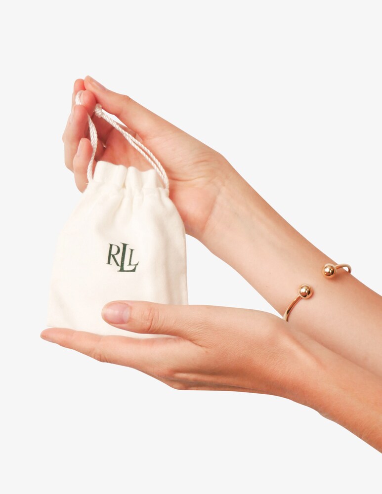 Lauren Ralph Lauren Orecchini argentati con nodo Qualità Garantita