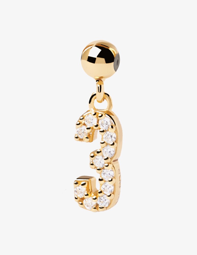 PD Paola Charm Numero 3 - Oro