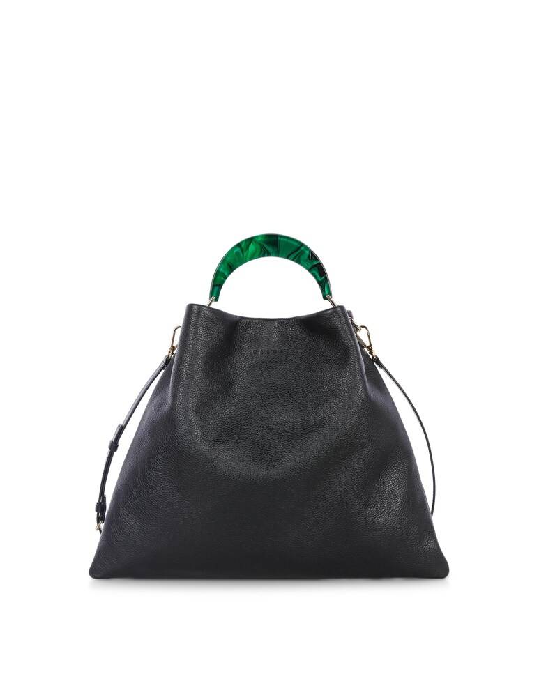 Marni Borsa a mano in pelle - nero Fornitura limitata