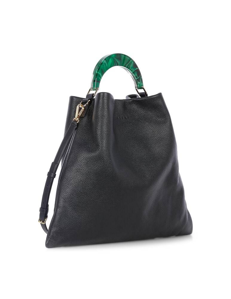 Marni Borsa a mano in pelle - nero Fornitura limitata