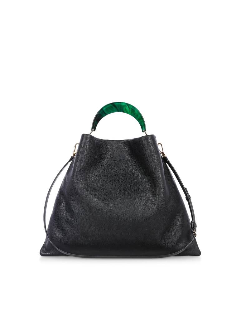 Marni Borsa a mano in pelle - nero Fornitura limitata