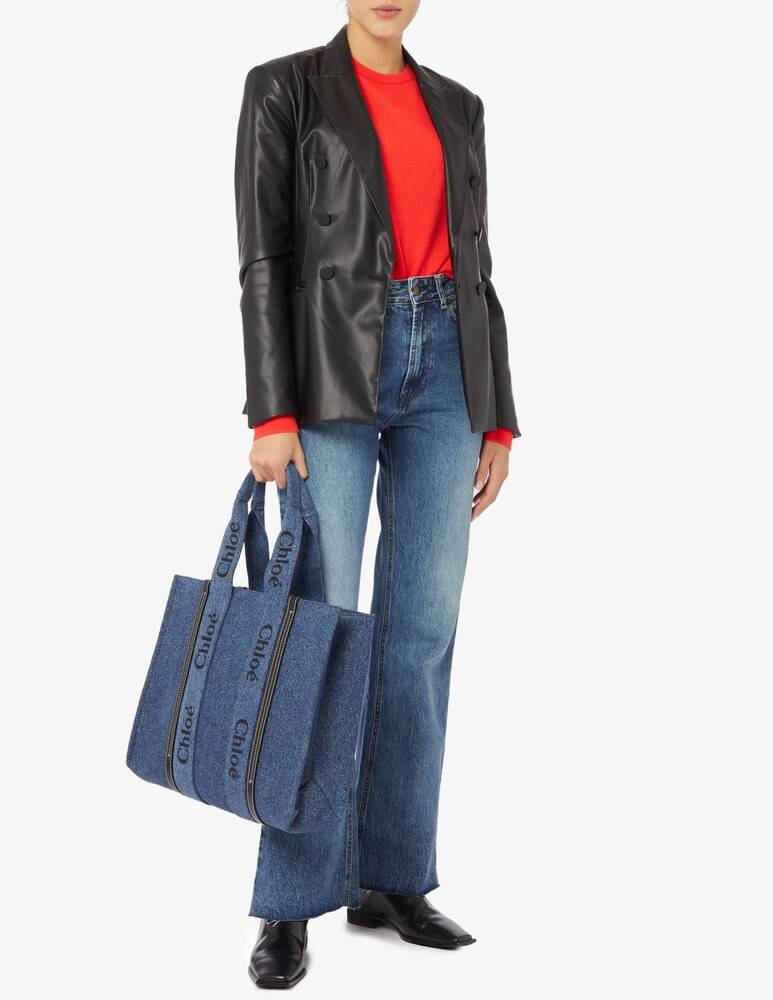 Chloé Borsa in denim L Woody Shopping online