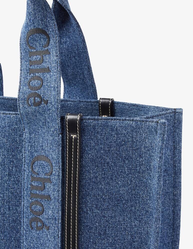Chloé Borsa in denim L Woody Shopping online