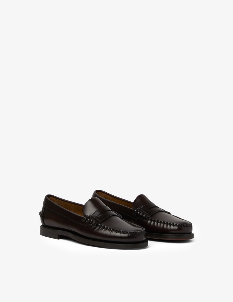 Sebago Mocassino in cuio classico - Rosso Prezzo Ridotto