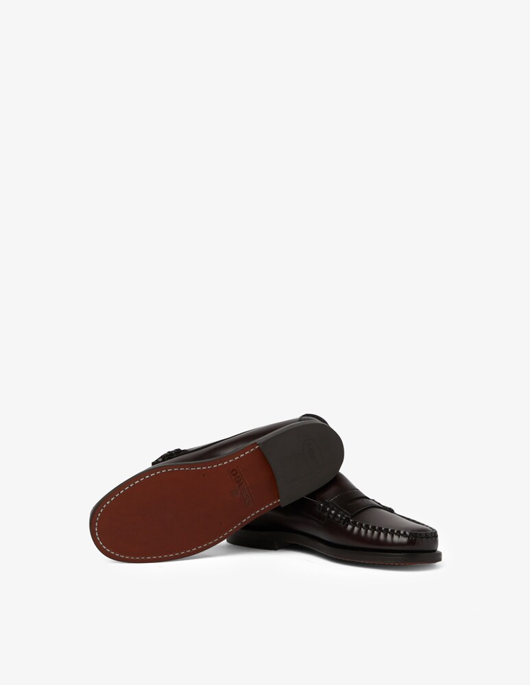 Sebago Mocassino in cuio classico - Rosso Prezzo Ridotto