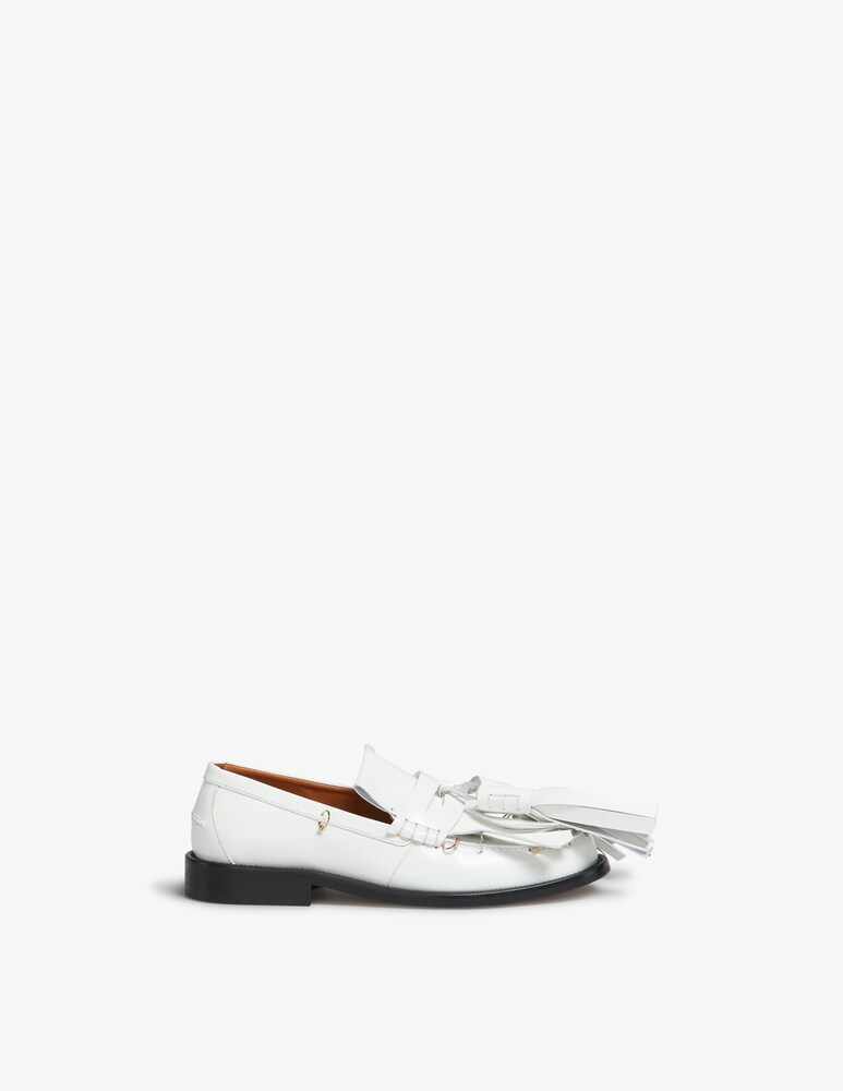 Marni Mocassino bambi in pelle con maxi nappine Offerta San Valentino