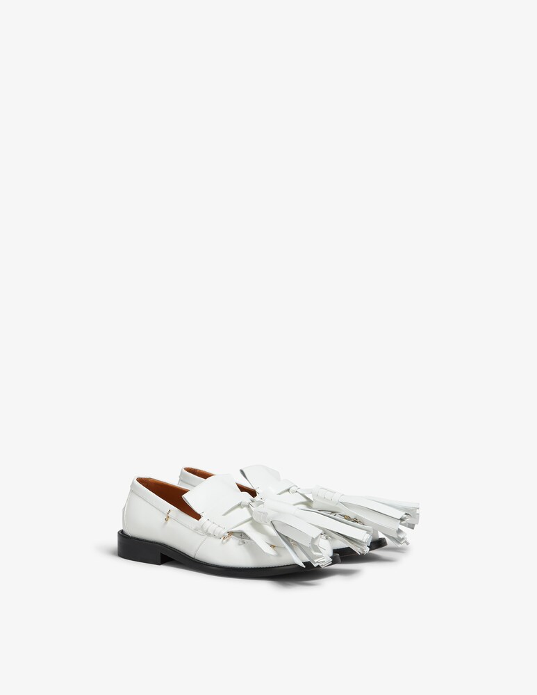 Marni Mocassino bambi in pelle con maxi nappine Offerta San Valentino