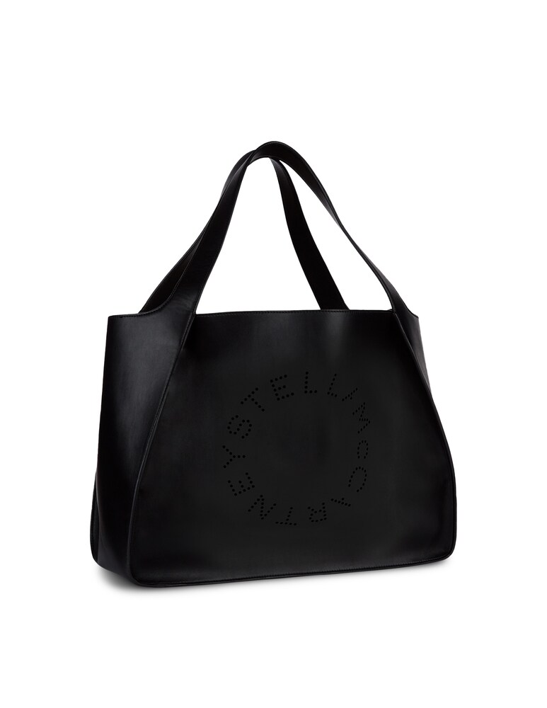 Stella McCartney Tote Bag Stella con logo - nero Solo un giorno rimasto
