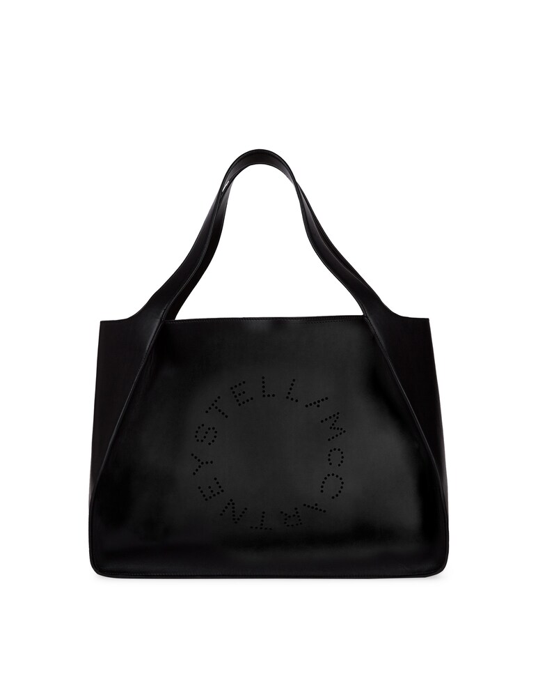 Stella McCartney Tote Bag Stella con logo - nero Solo un giorno rimasto